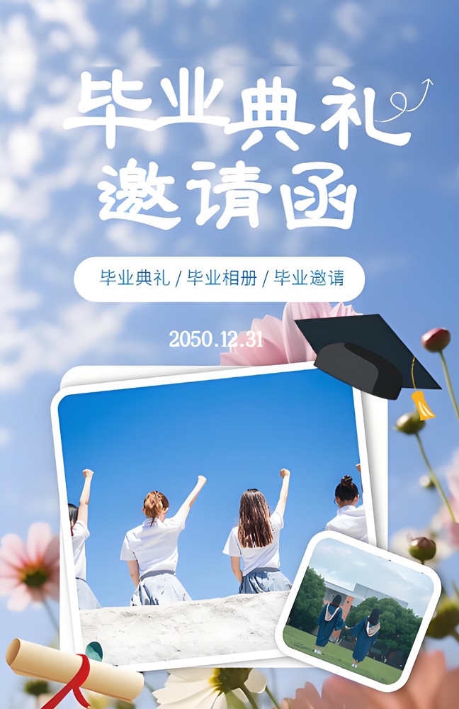 毕业纪念相册同学会邀请同学录毕业季老同学聚会