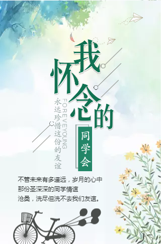 简约同学会邀请同学聚会相册同学录青春纪念册